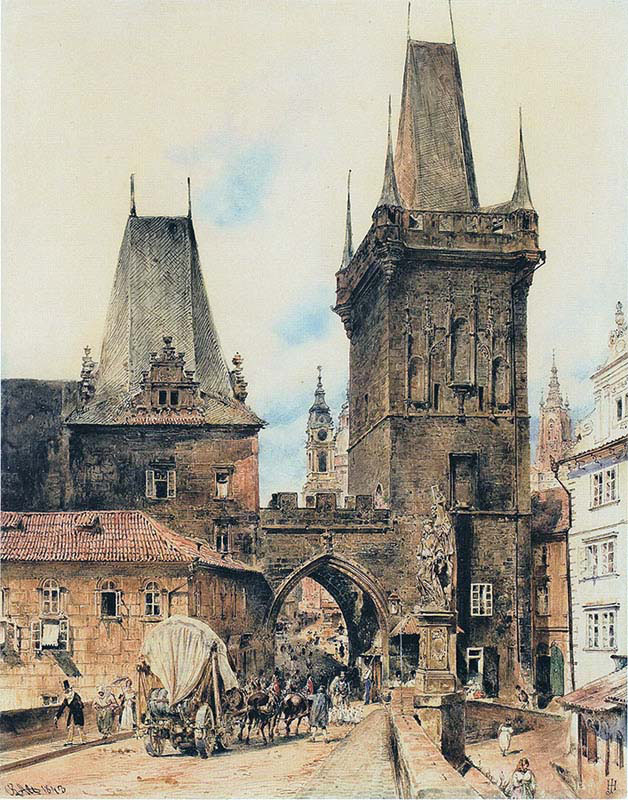 Tower in the Lesser Town in Prague 